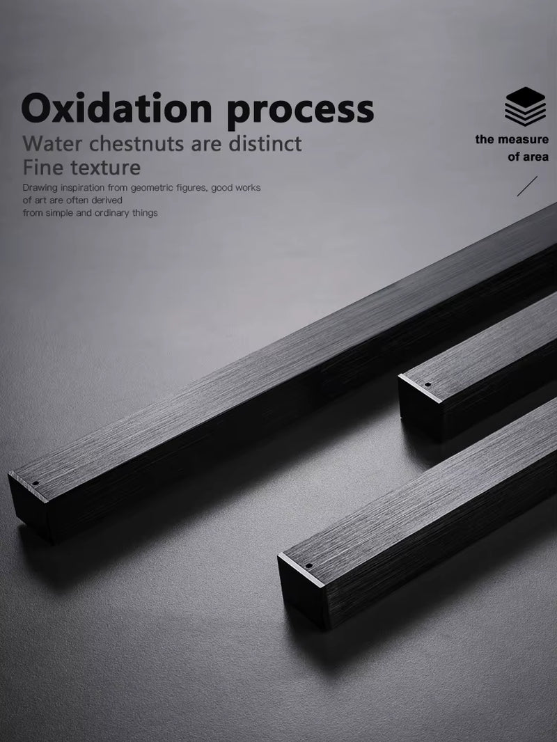 Black Chandelier Square Led Lamp Nordic Minimalist