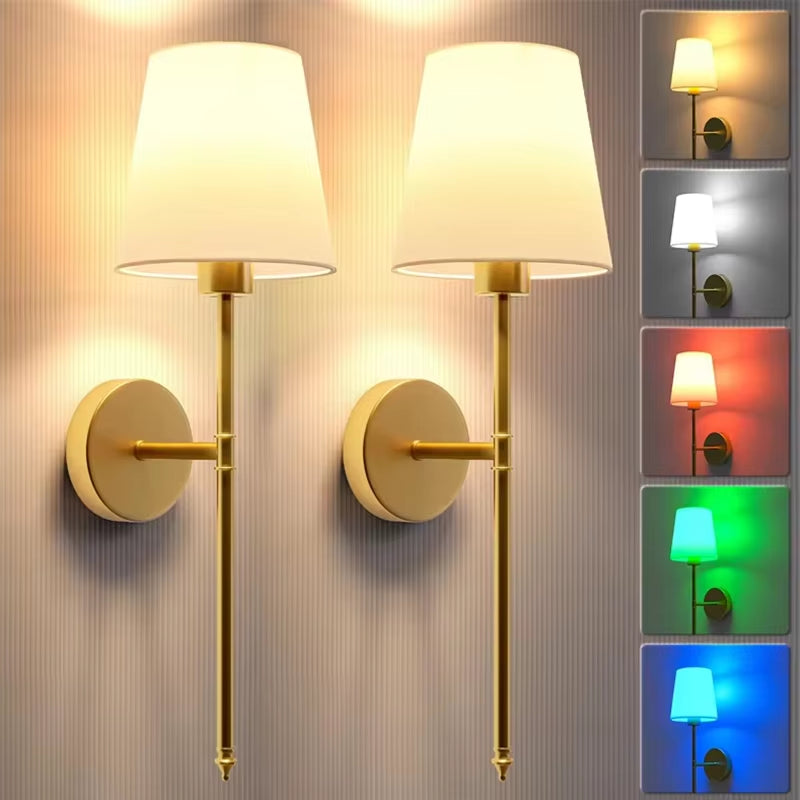 Wireless Battery Powered Wall Lamp 