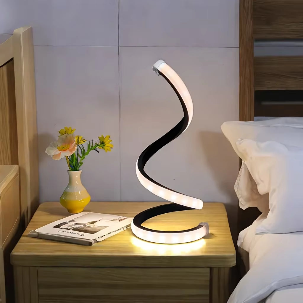 Creative Spiral LED Night Light 3 Colors 