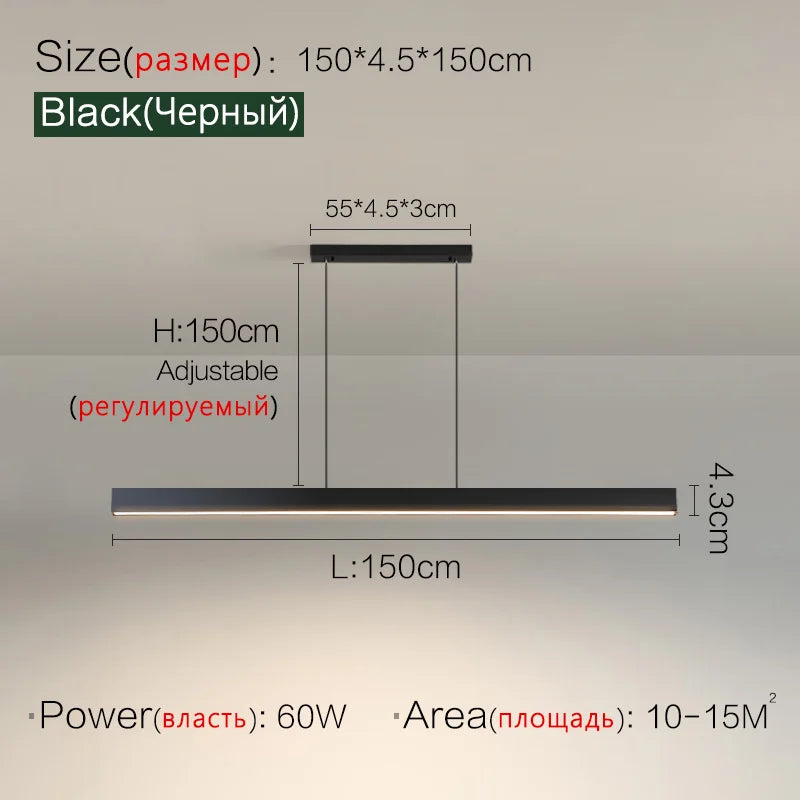 Dining Room Chandelier Nordic Modern Lamp