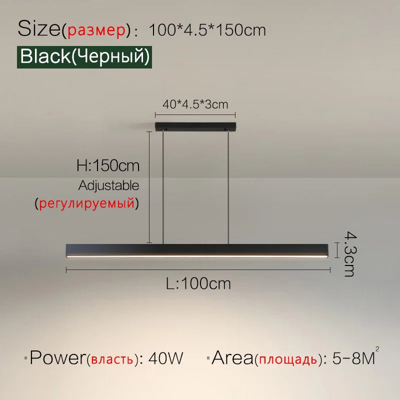 Dining Room Chandelier Nordic Modern Lamp