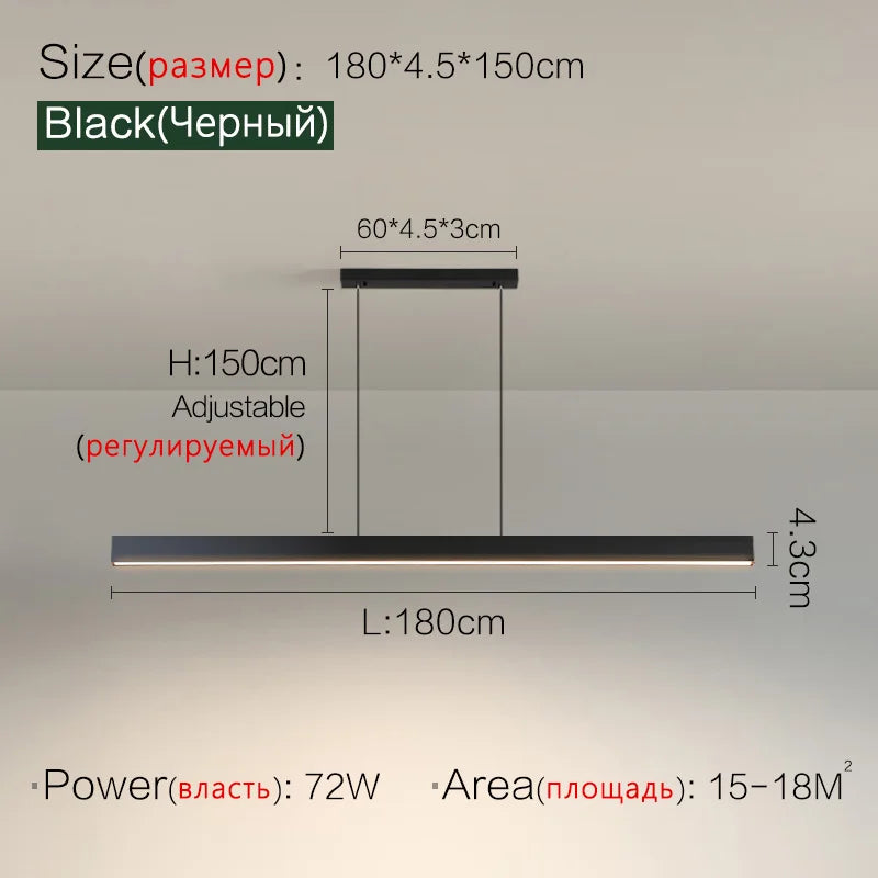 Dining Room Chandelier Nordic Modern Lamp