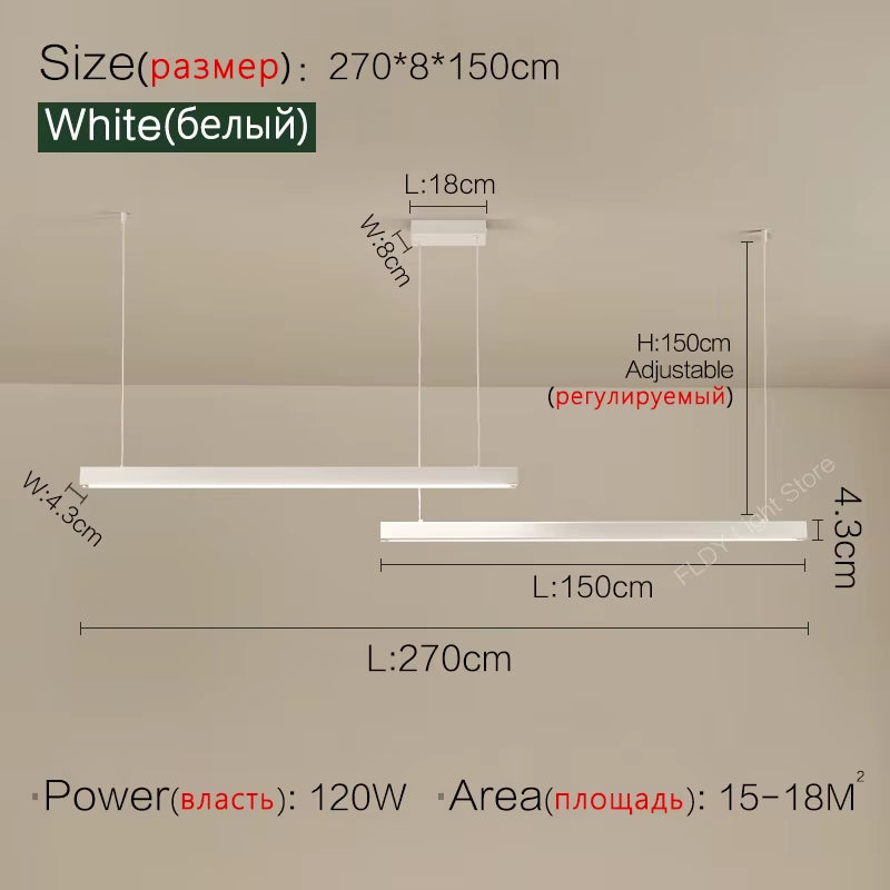 Dining Room Chandelier Nordic Modern Lamp