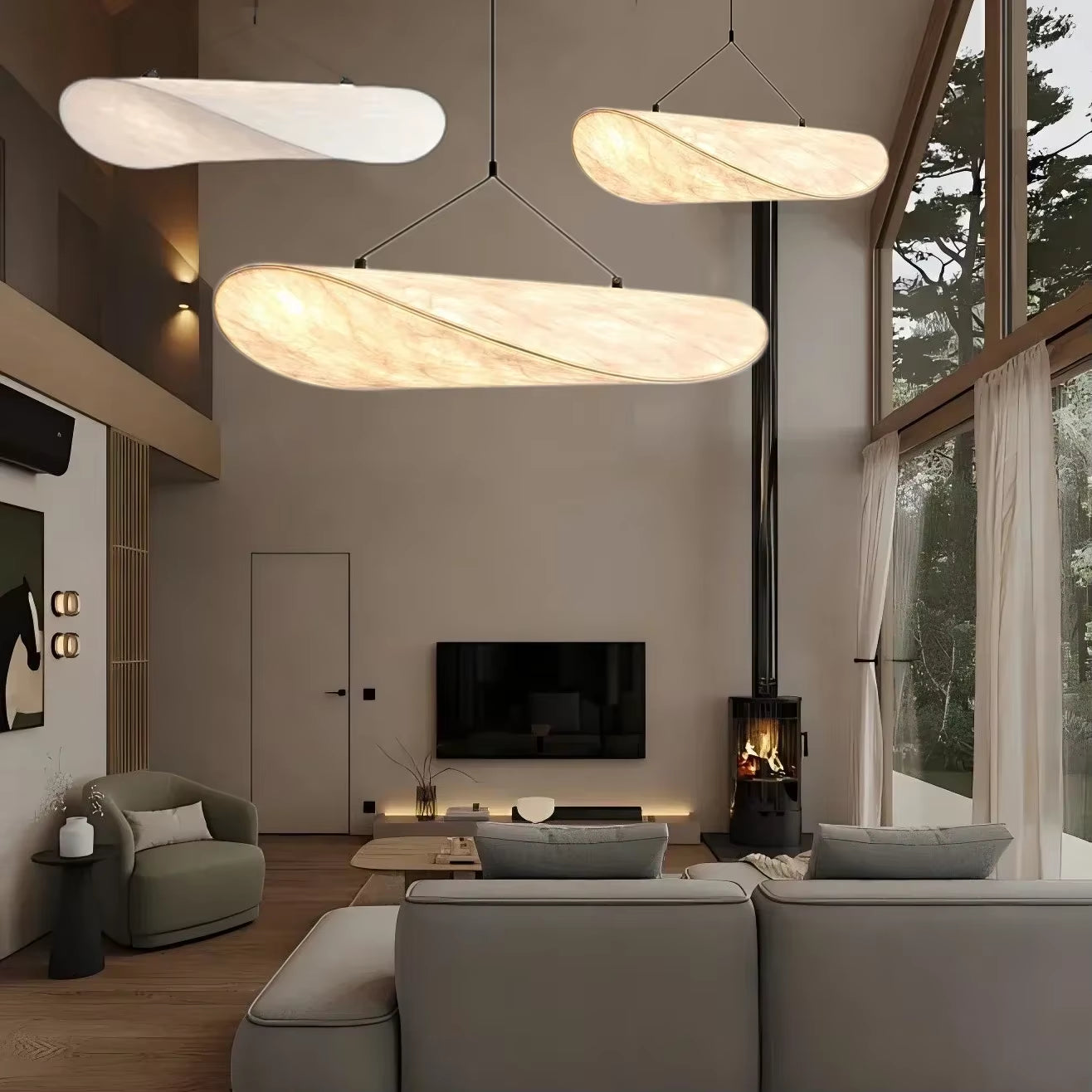 Creative Slik Led Pendant Lights 