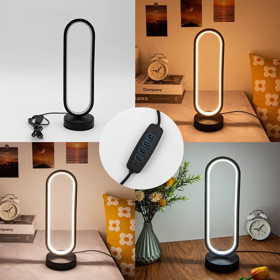 Creative Spiral LED Night Light 3 Colors 