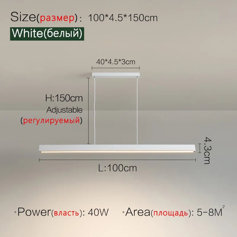 Dining Room Chandelier Nordic Modern Lamp